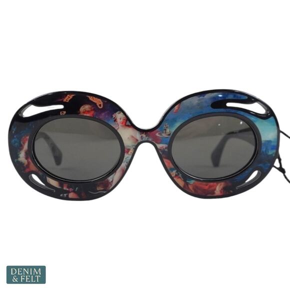 NEW Vivienne Westwood Sunday Sunglasses Rococo Art Oval Frames Designer Luxe main image 8